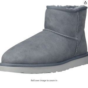 Classic Mini Ugg Boot - NEW! Light blue/gre